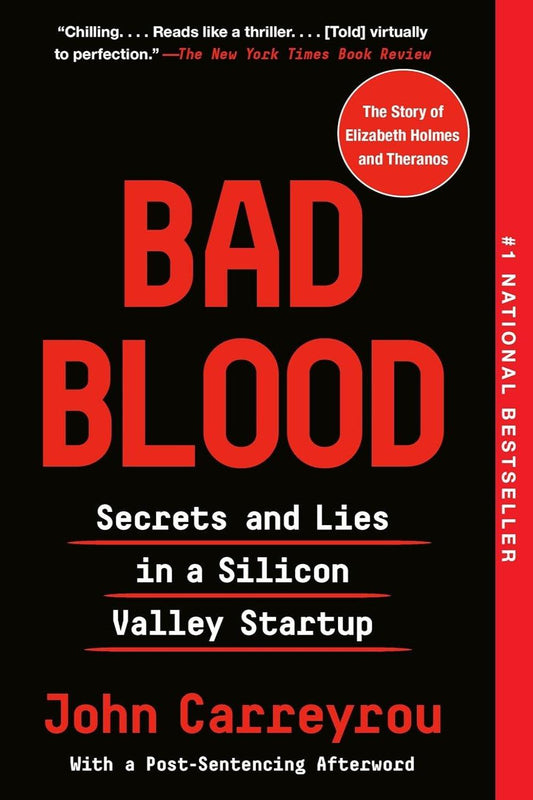 Bad Blood by John Carreyrou - Bookstagram Bahrain