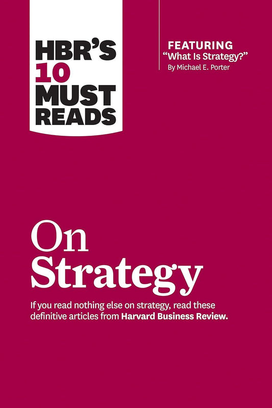 HBR's 10 Must Reads on Strategy by Harvard Business Review - Bookstagram