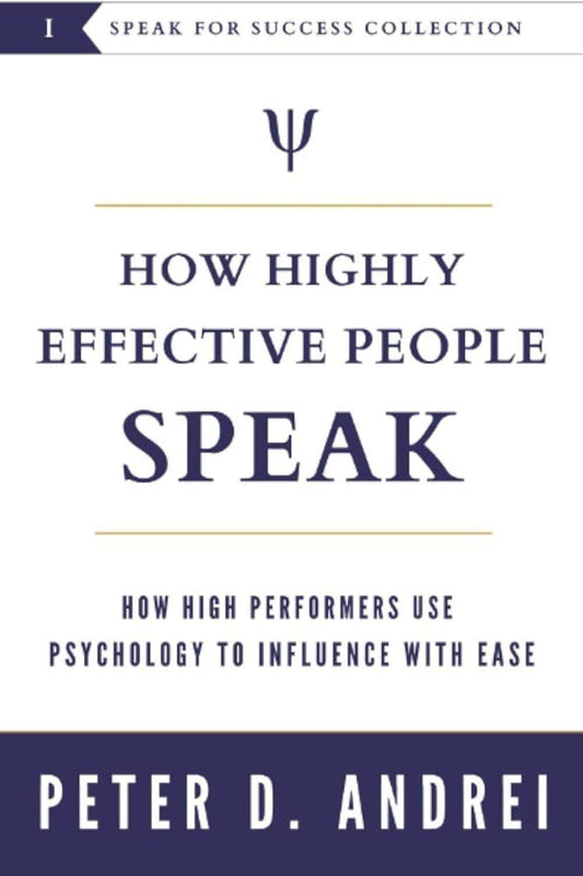How Highly Effective People Speak by Peter Andrei - Bookstagram
