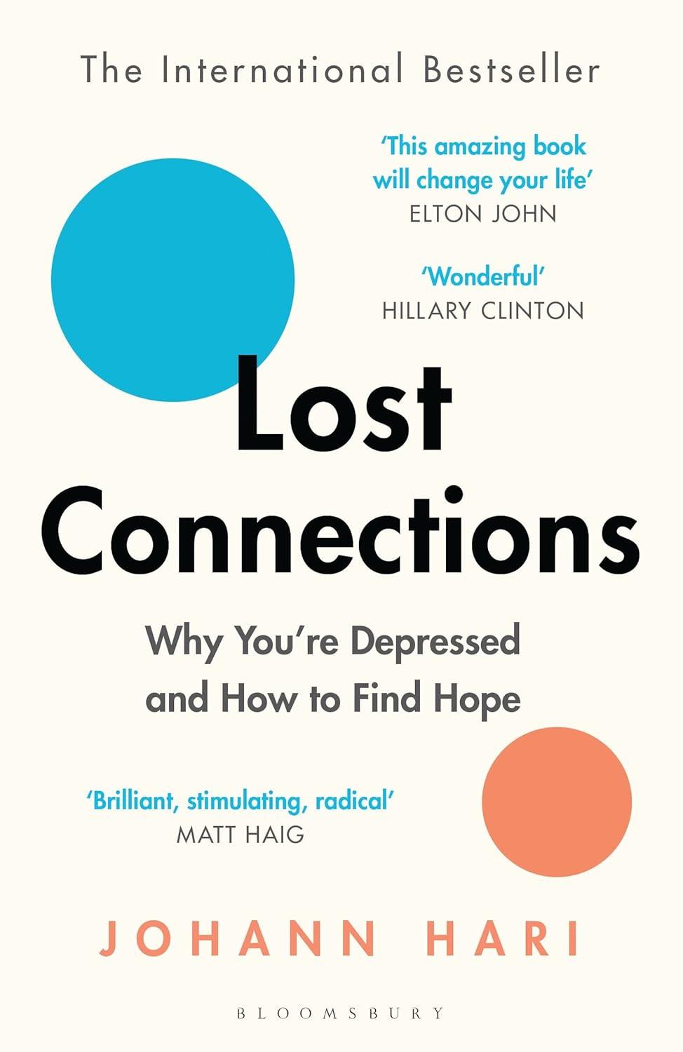 Lost Connections by Johann Hari - Bookstagram