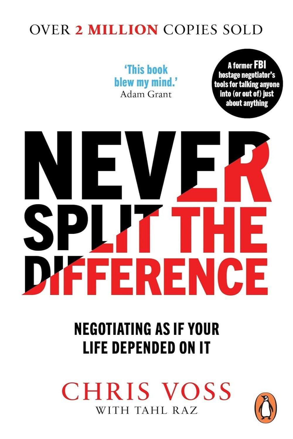 Never Split the Difference by Chris Voss - Bookstagram