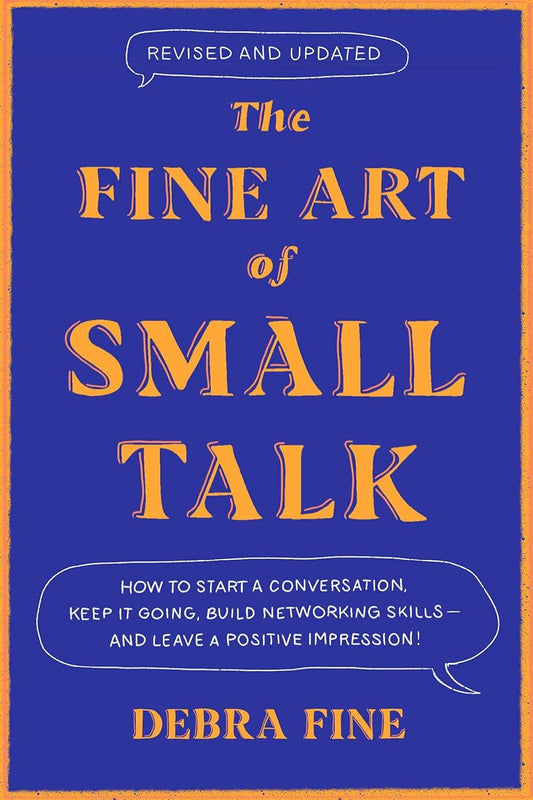 The Fine Art of Small Talk by Debra Fine - Bookstagram